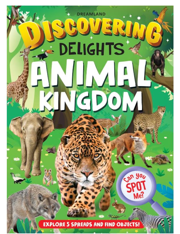 Animal Kingdom Discovering Delights Flap Book for Kids